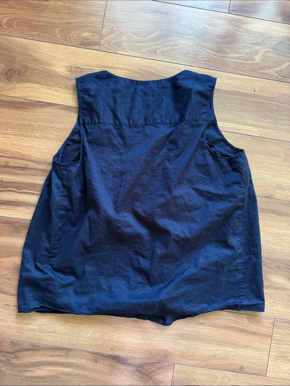 J.Crew Navy Cotton Blouse L